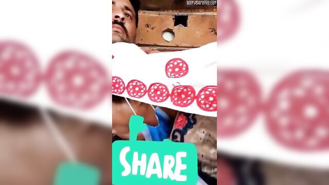 Hot Muslim Desi Bhabhi teasing with pepperoni pizza nipple covers