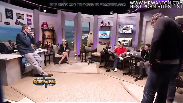 Charissa Thompson on Dan Patrick Show set in tight dress