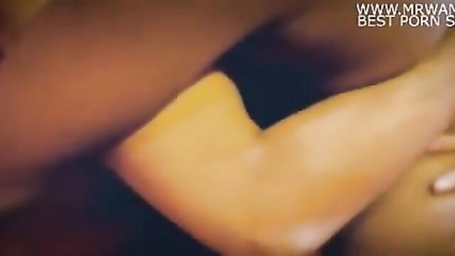 Indian wife quickie at night with husband amateur sex