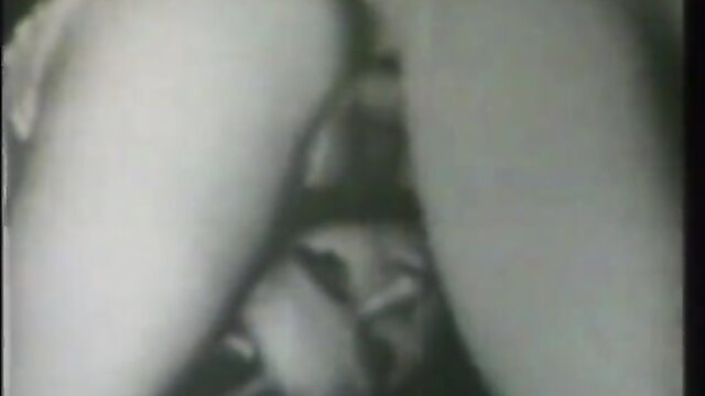 Vintage closeup of slim woman's wet pussy and thighs