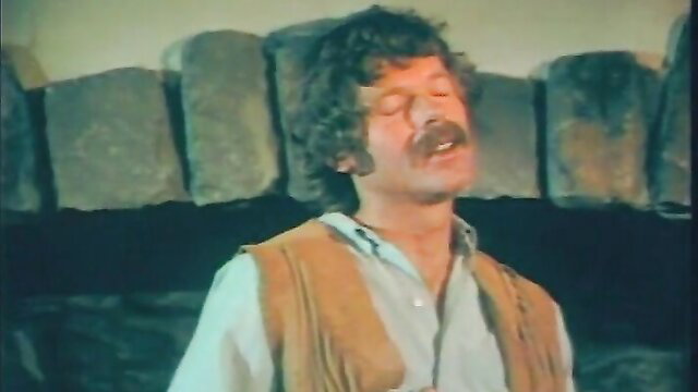 Vintage stud with mustache singing in vest, uncensored brunette teen fuck