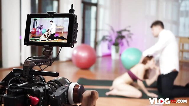 Michael Fly films Mina Von D nude yoga sex on VLog XXX