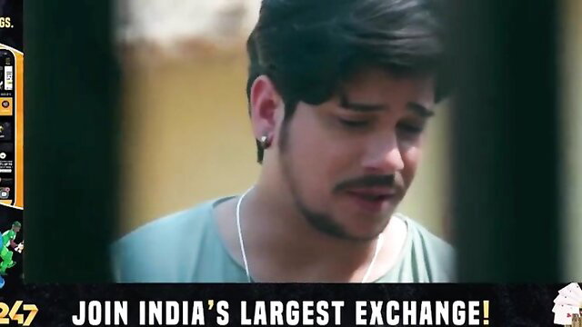 Indian guy with mustache and earring in tight chut seal breaking video thumbnail