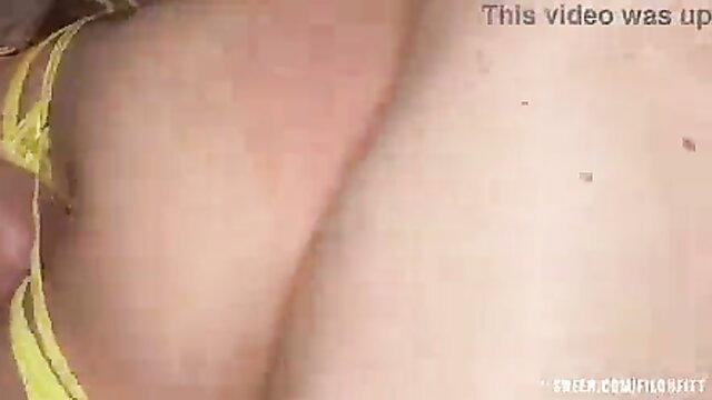 Lena Coxx closeup yellow lingerie tease, hot pornstar curves