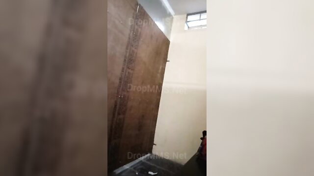 Indian auntie undressing in room, changing clothes amateur video