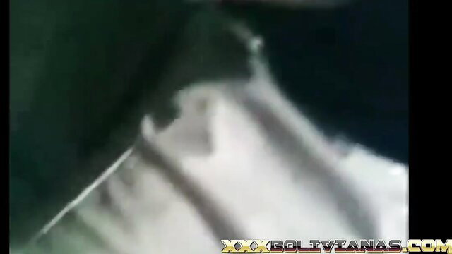 Blurry Bolivian model Santa Cruz amateur sex with boyfriend