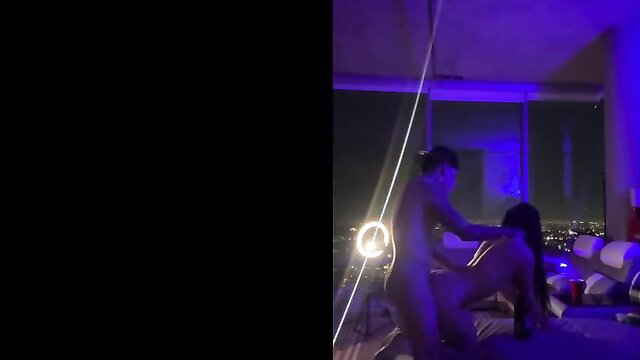 Lila Geller nude teasing Chris Rail in hot hotel fuck video