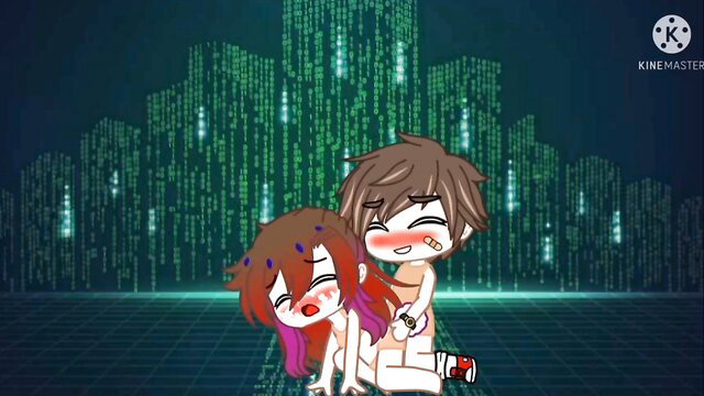 Gregory x Vanny FNAF hentai couple cyberpunk sex scene thumbnail