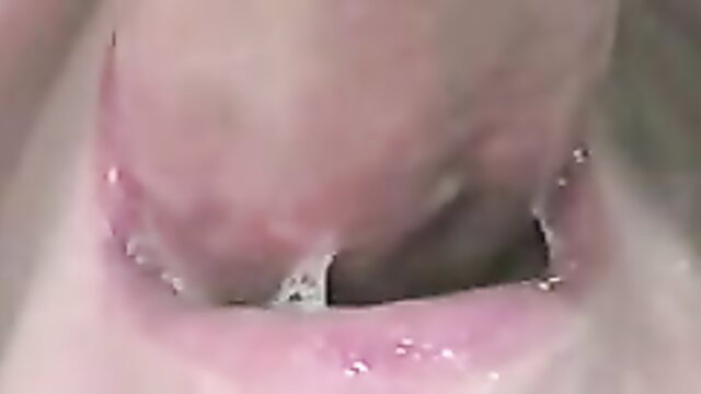 Nirvanagirl closeup mouth open with saliva dripping, explicit oral tease