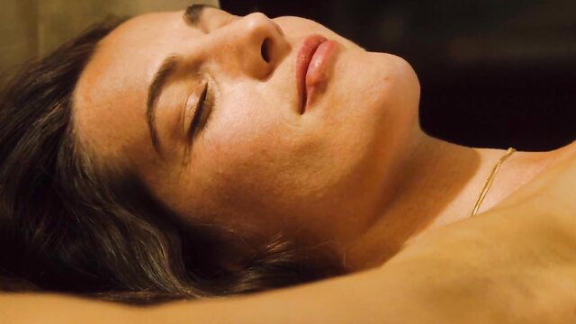 Ayelet Zurer nude topless closeup in Fugitive Pieces (2007)