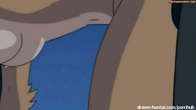 Thundercats furry babe with huge ass and pussy exposed