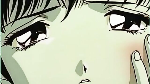 Blushing anime girl with teary eyes in hentai Countdown Conjoined Akira 2