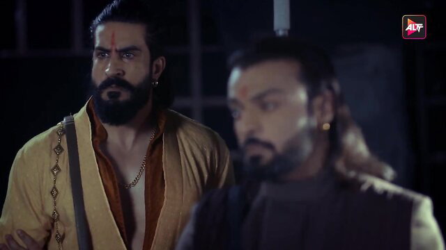 Paurashpur Hindi steamy threesome finale: rugged bearded hunks in kurtas
