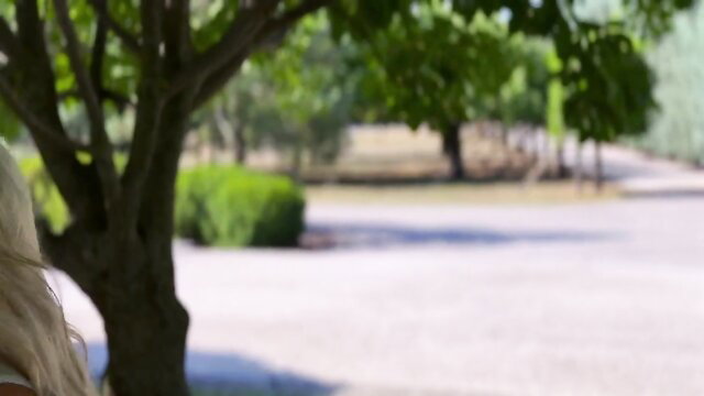 Kourtney Love Tatiana Alvarez blonde hair outdoor park softcore