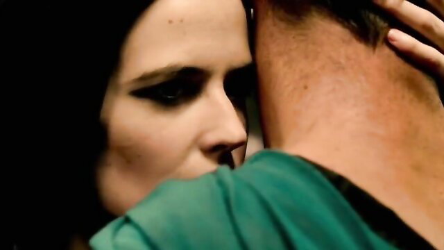Eva Green intense close-up embrace in 300 Rise of an Empire porn parody
