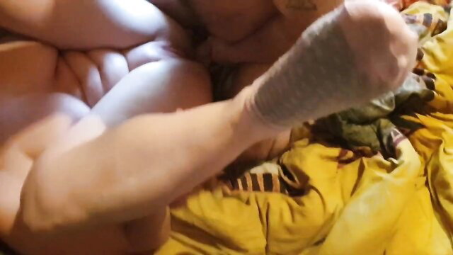 Tania1988 wrestling fat old granny, nude sweaty bodies grappling