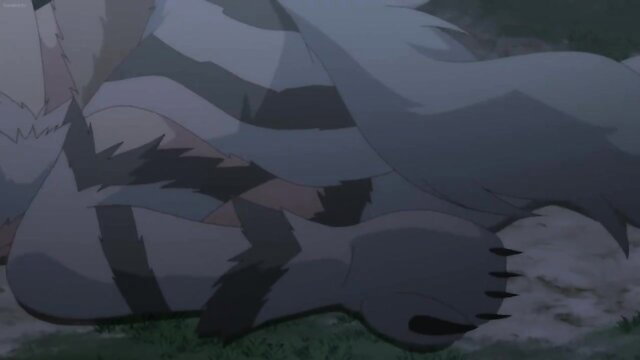 Anime hentai girl with wolf tail fucked doggystyle by beastman in Kaifuku Jutsushi Ep.4