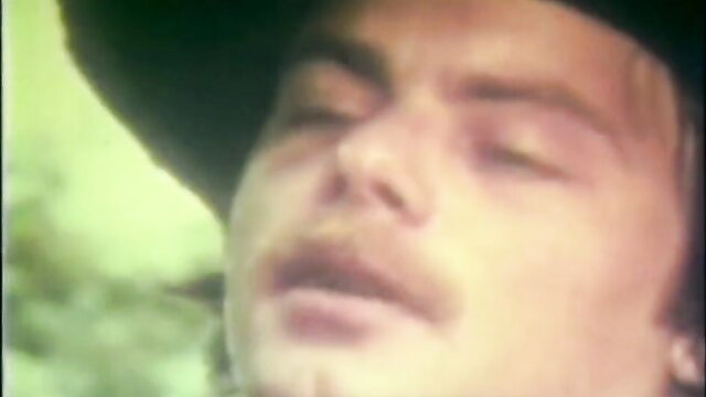 Blonde cowboy ecstasy closeup in prairie porn video