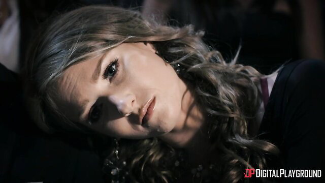 Taylor Swift lookalike with fierce gaze in Marcus London's passionate scene