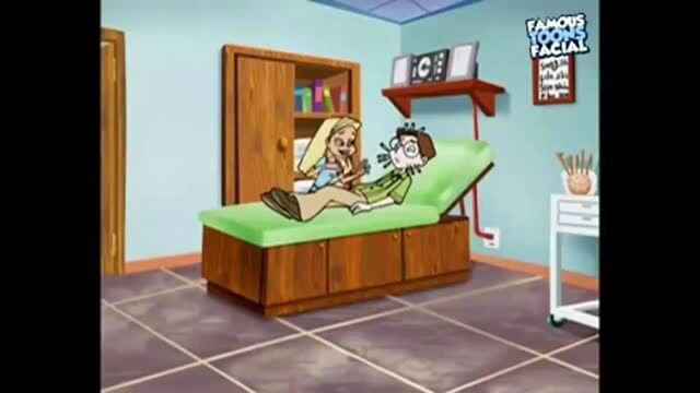 Sharon Spitz from Braceface in doctor's office exam hentai scene