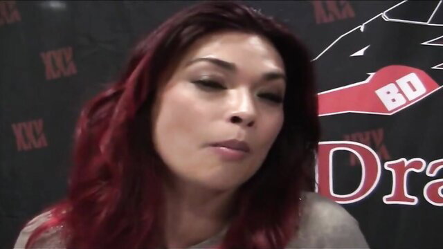 Tera Patrick redhead at Exxxotica Expo 2018 Denver