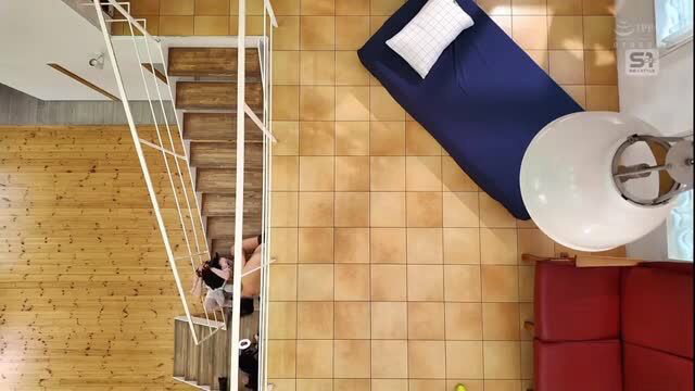 Hikaru Nagi gets fucked on the stairs in JAV scene
