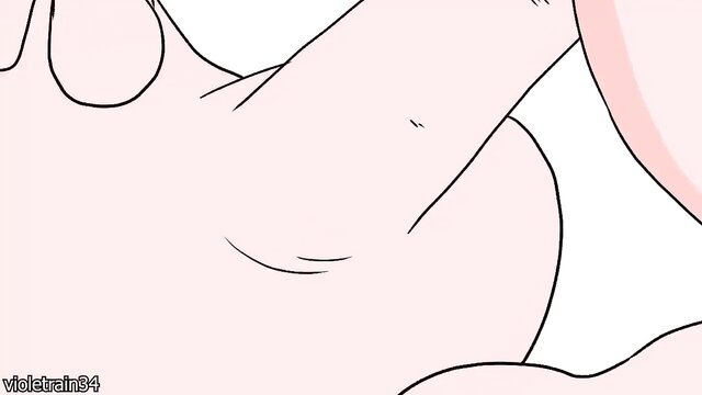 Bakugo grabs Uraraka Ochaco's huge tits in closeup hentai fuck