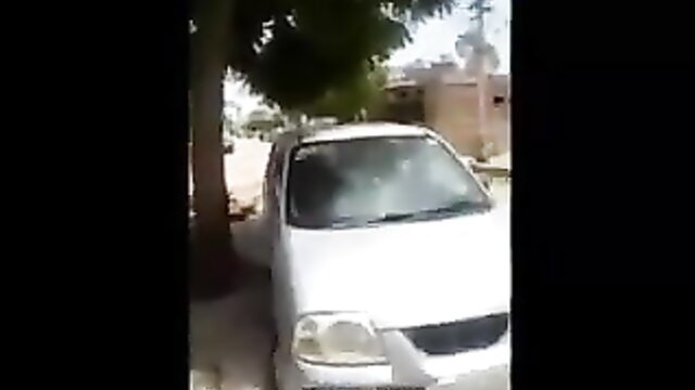Rajasthani Suman Bhabhi white car outdoor tease, hot Indian bhabhi