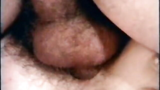 Retro pigtails teen slut closeup of hairy pussy and balls in hardcore sex