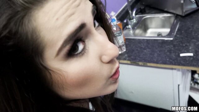Stoney Lynn closeup pout in Public Pickups XXX with Brick Danger