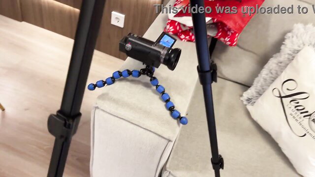 Erasmus college girl see-through leggings try-on haul with camera setup