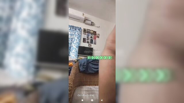 Sruti Narayan in amateur bedroom video, blurred nude tease