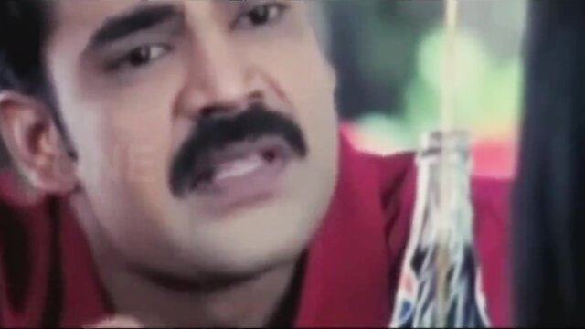 Indian man with mustache stares hungrily at woman in Dirty Wife porn