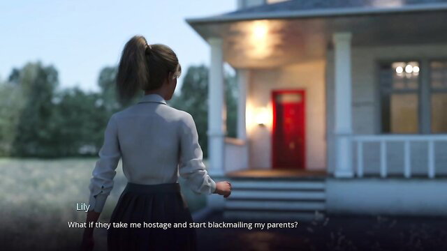 Young Asian schoolgirl Lily fears hostage blackmail at granny's house