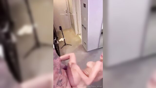 Amateur OnlyFans girl facials in sleazy hotels cumshot POV