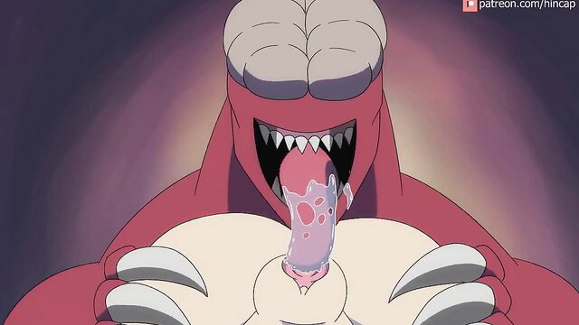 Tyranitar licks Vanilluxe pussy in Ultimate Licker hentai by Hinca