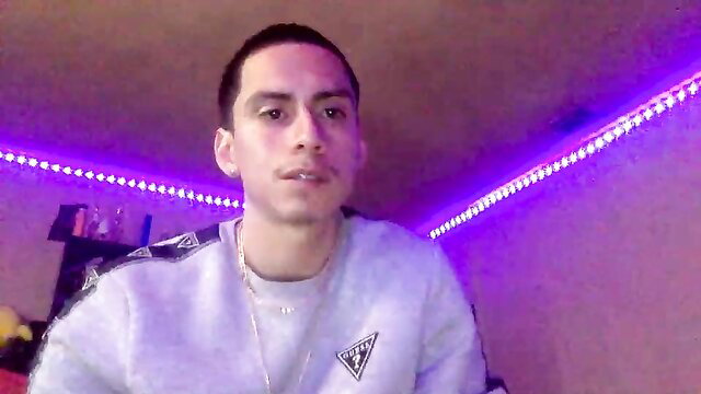 Hung10inch916 Latino gamer guy smoking in gaming room hookup tease