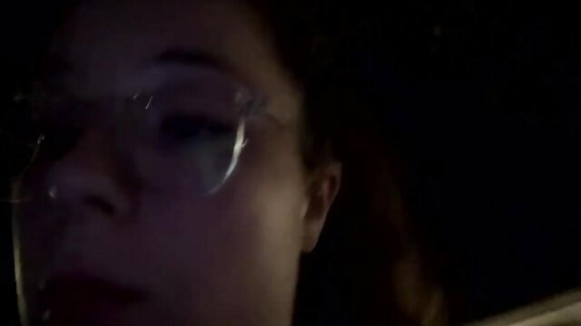 itsmilavoss closeup face in glasses, seductive gaze, hot Chaturbate star