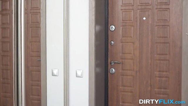 Mia Piper's luxurious wooden doors in adult video thumbnail