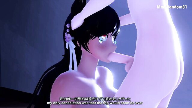 Atago hentai girl licks pussy in yuri lesbian scene
