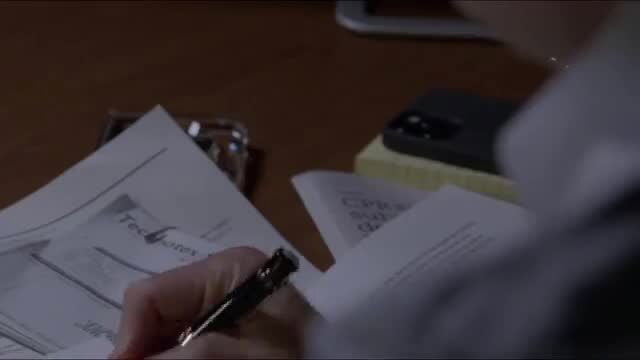 Maite Perroni in LA Octava Clausula 2022 signing papers closeup