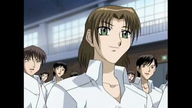 Anime girl in school uniform from Immorality hentai series
