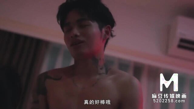 Lan Xiang Ting shirtless bad boy with tattoos closeup