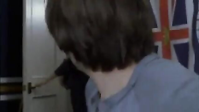 18yo guy with long brown hair locks door, taboo son fantasy thumbnail