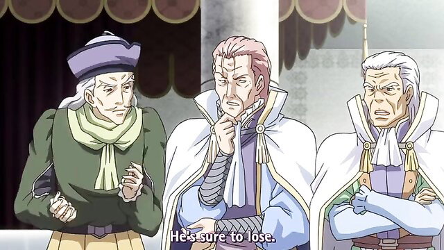 Kyonyuu Fantasy 2 hentai old men plotting, big tits fantasy anime porn