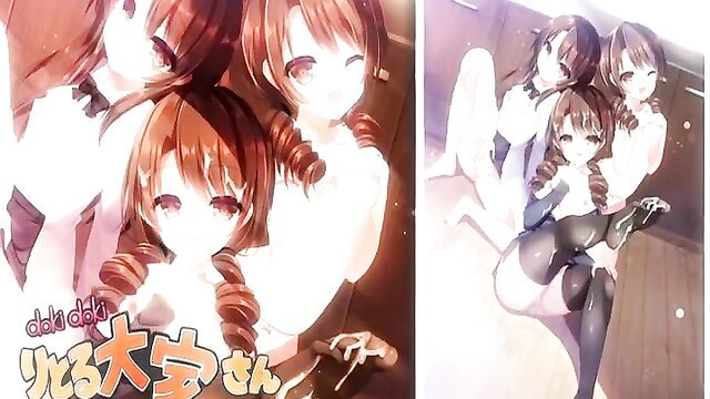 Dokidoki Little Ooyasan Ep 3 hentai girls in lingerie stockings orgy