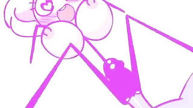 Minus8 pink stick figure hentai girl in explicit Rod Figures sex pose