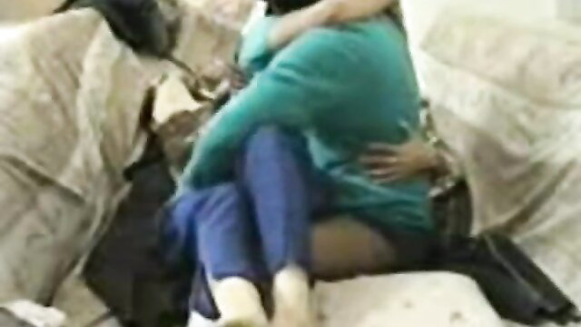 Indian hopeless GF hugged intimately by BF on couch