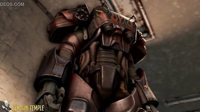 Fallout 4 Ada Assaultron robot in sexy power armor pose