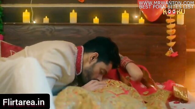 Indian bhabhi suhagrat wedding night hardcore sex with husband